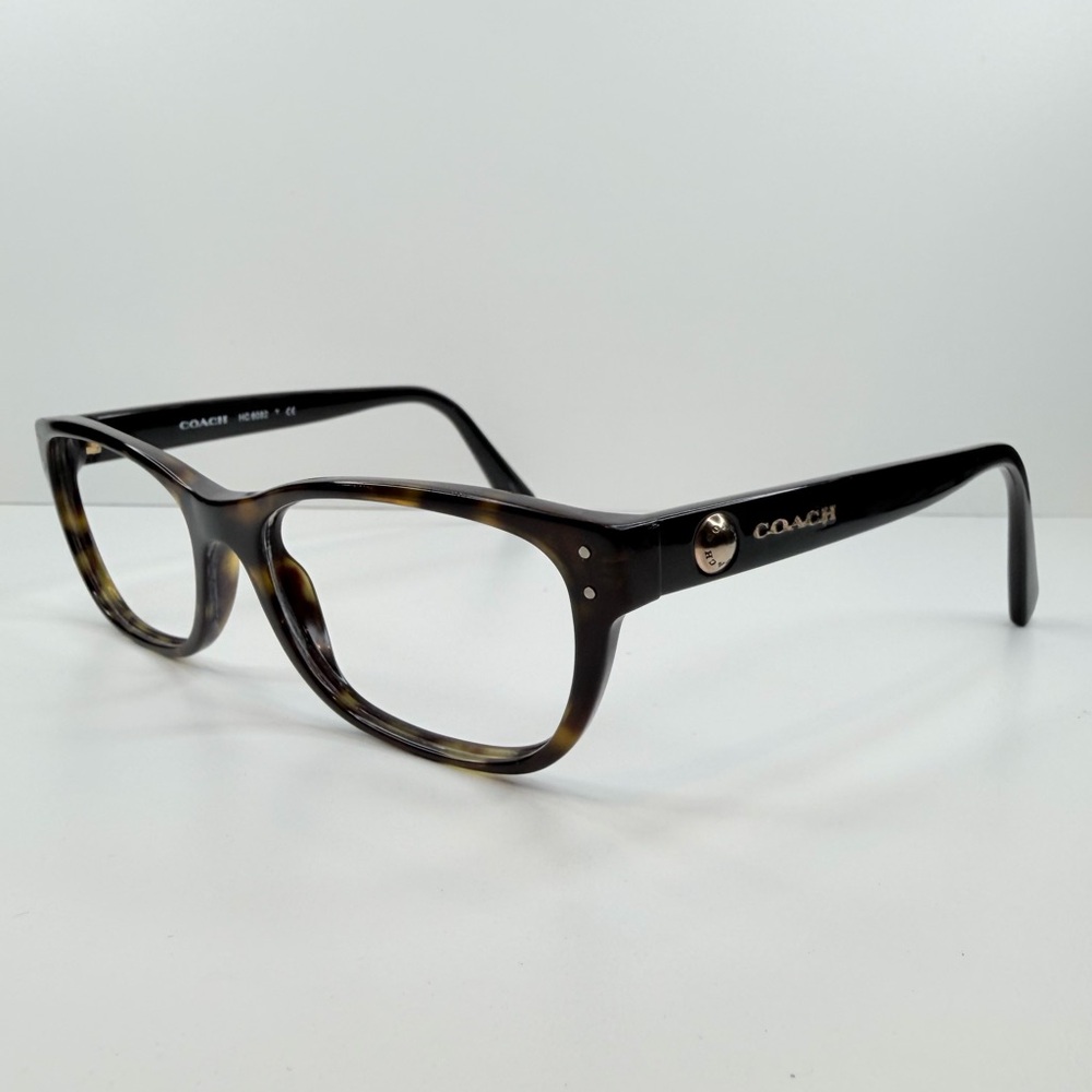 COACH HC6082 5244 (DARK TORTOISE/BLACK) 53•17•135 COACH EYEGLASSES COACH GLASSES